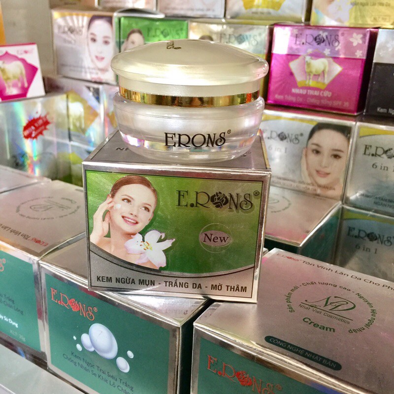 Kem Erons Ngừa Mụn - Trắng Da - Mờ Thâm