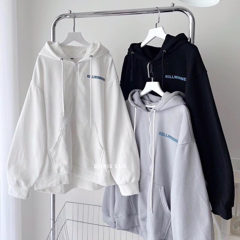 Áo Khoác Combosure Hoodie zip Khoá Kéo Form Rộng Thể Thao Ulzzang Unisex( Hàng Sẵn)