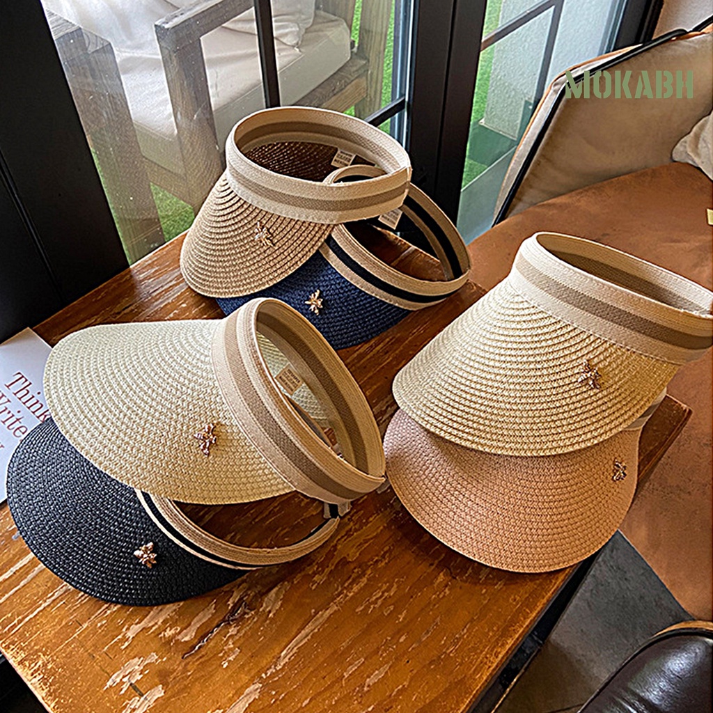 Mũ Vành Rộng Hở Chóp Chống Nắng Thoáng Khí Dành Cho Đi Cắm Trại