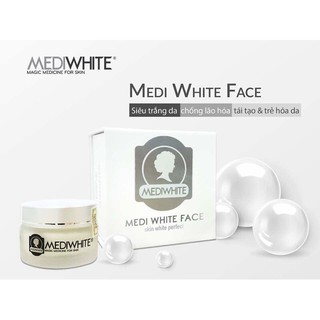 Kem Medi White Face trắng da ngừa Lão hoá