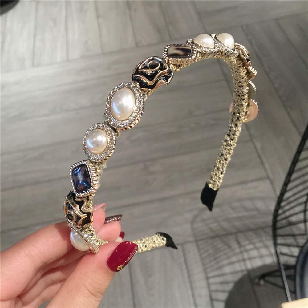 Băng Đô Mỏng Đính Ngọc Trai Phong Cách Hàn Quốc Thanh Lịch Dành Cho Nữ