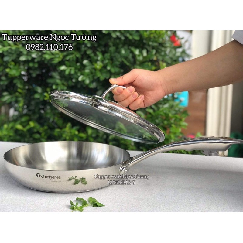 Chảo T Chef Series Frypan 24cm (nắp kính)