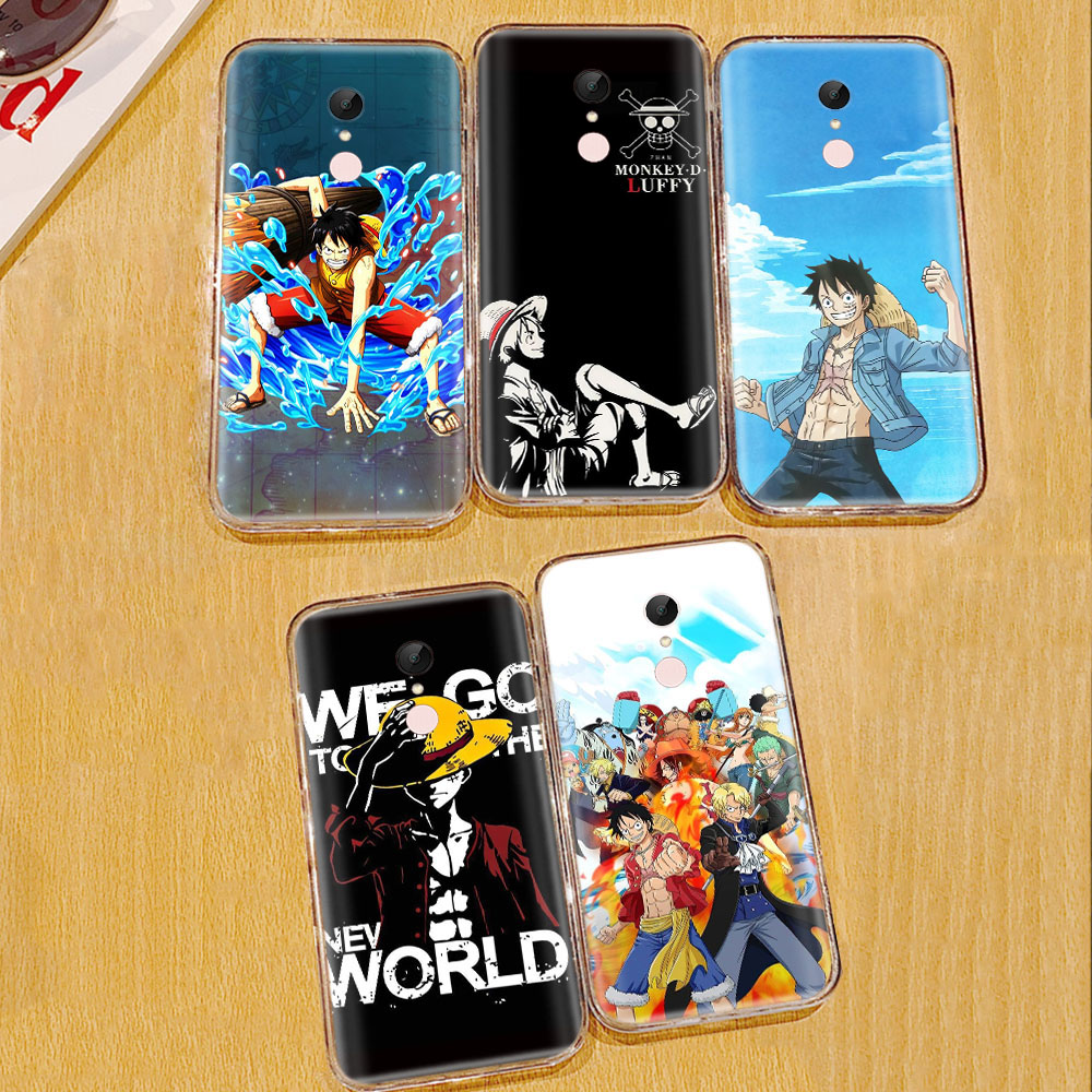 Ốp điện thoại trong suốt hình One Piece Luffy Ta80 cho XIAOMI REDMI NOTE 10 10S 4A 4X A1 PRO POCO F2 M3 X3