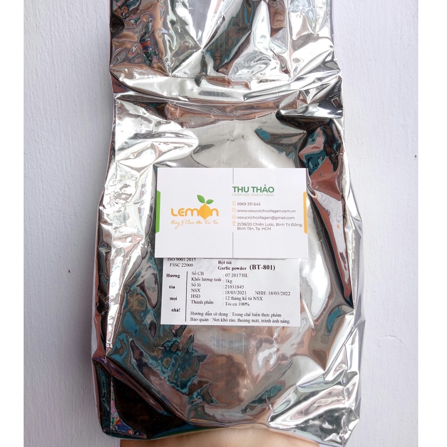 1Kg Bột tỏi nguyên chất 100% tỏi sấy khô xay mịn, thơm tự nhiên - SỈ GIÁ TỐT