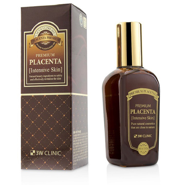 Serum chống lão hóa 3W Clinic Hàn Quốc tinh chất nhau thai cừu dưỡng trắng da dưỡng ẩm &amp; căng bóng da 145ml