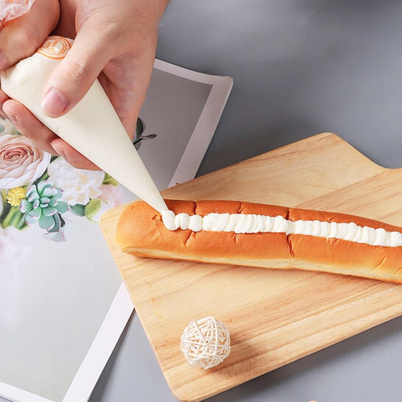 Set 100 Túi Đựng Kem Trang Trí Bánh Cỡ Nhỏ Dùng Một Lần