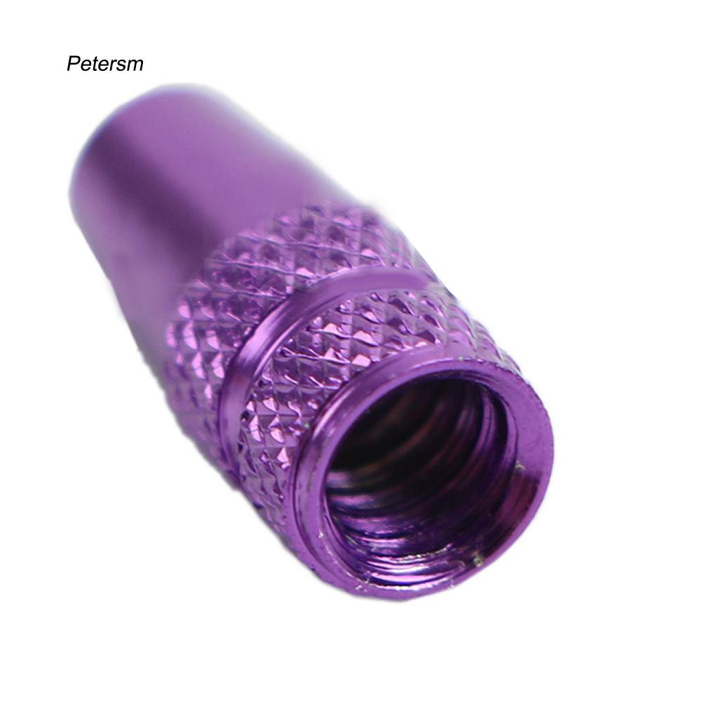 5 đầu van chống bụi bằng hợp kim nhôm mạ màu cho xe đạp kích thước 1.7cm x 0.5cm x 0.2cm