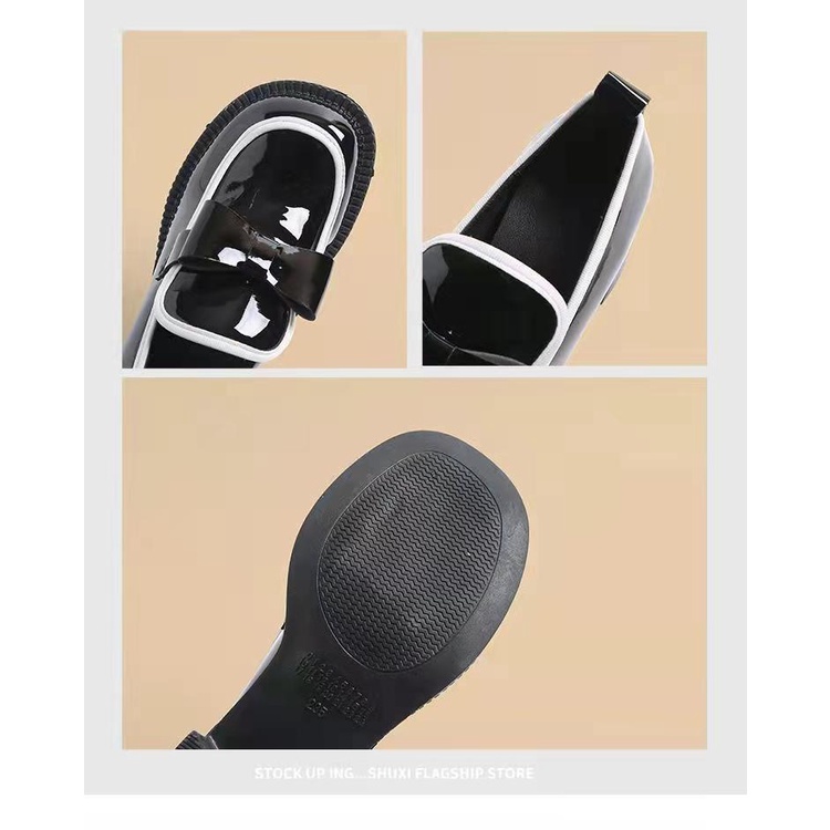 Giày Da Cao Gót Bít Mũi Phong Cách Châu Âu Thời Trang Cho Nữ 2022