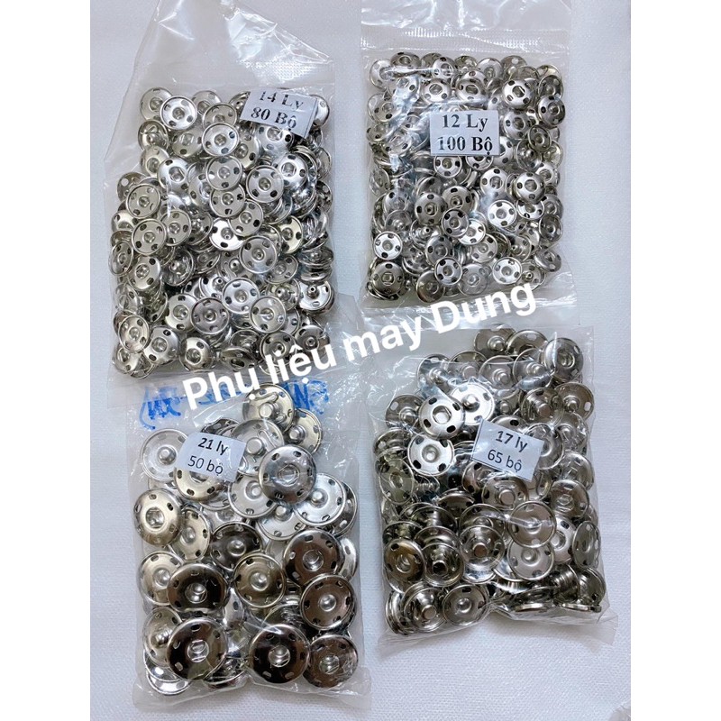 nút bóp bịch từng size khác nhau