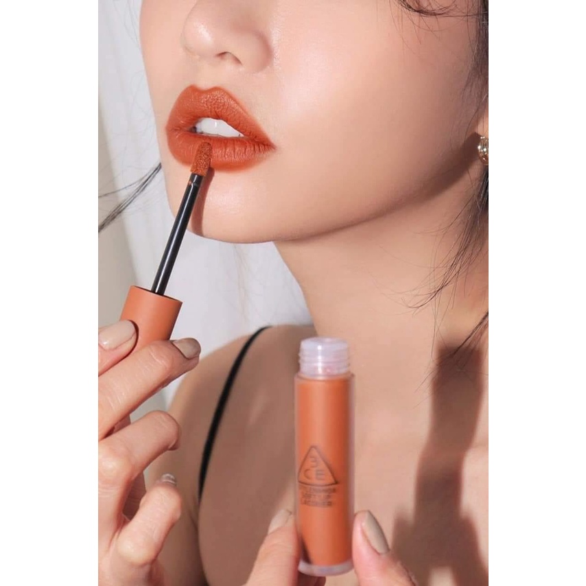 Son 3ce Velvet Lip Tint Chính Hãng Màu Đỏ Cam CHILDLIKE , Màu Cam Đất TAWNY RED
