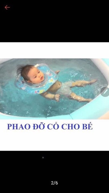 PHAO BƠI ĐỠ CỔ CHO BÉ YÊU