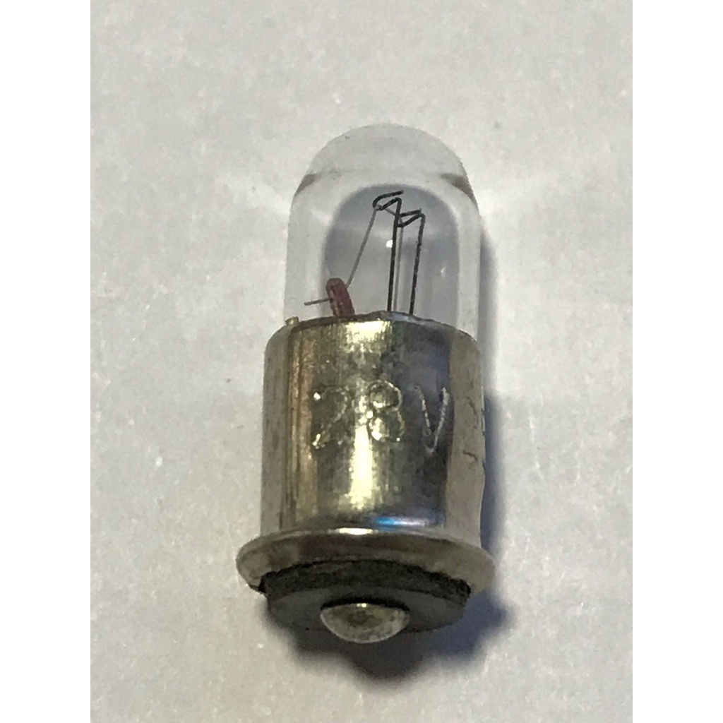Compo 10 bóng tín hiệu - Miniature Pilot Lamp F6 24/28V 0.04A T5.5 x16mm - IMPA 790706; 790707