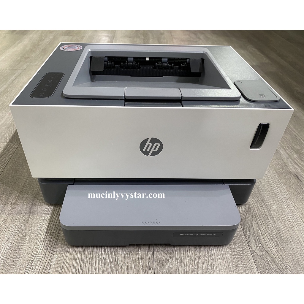 Máy in HP Neverstop Laser 1000w in đơn năng, in được qua điện thoại