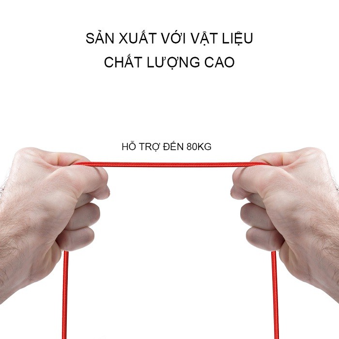 [DÀI 100CM] Cáp Dù Sạc Nhanh Micro Bagi dài 1m MS100