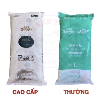 Bỉm bejoyle thường-bejoyle plus quần/dán s120/m96/l90/xl72/xxl66/xxxl54 nội địa trung, shop.mom baby
