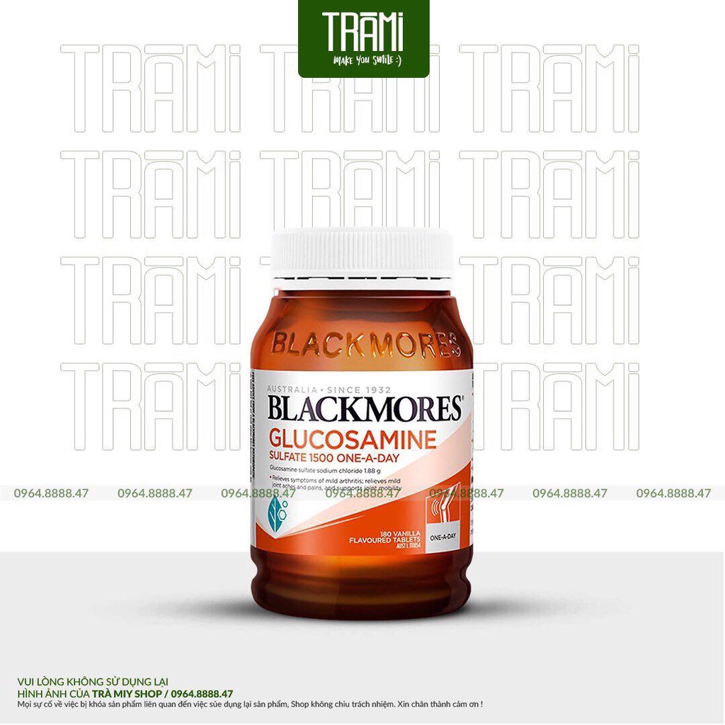 Viên Uống Bổ Khớp Blackmores Glucosamine Sulfate 1500mg One-A-Day 180 Viên Của Úc.