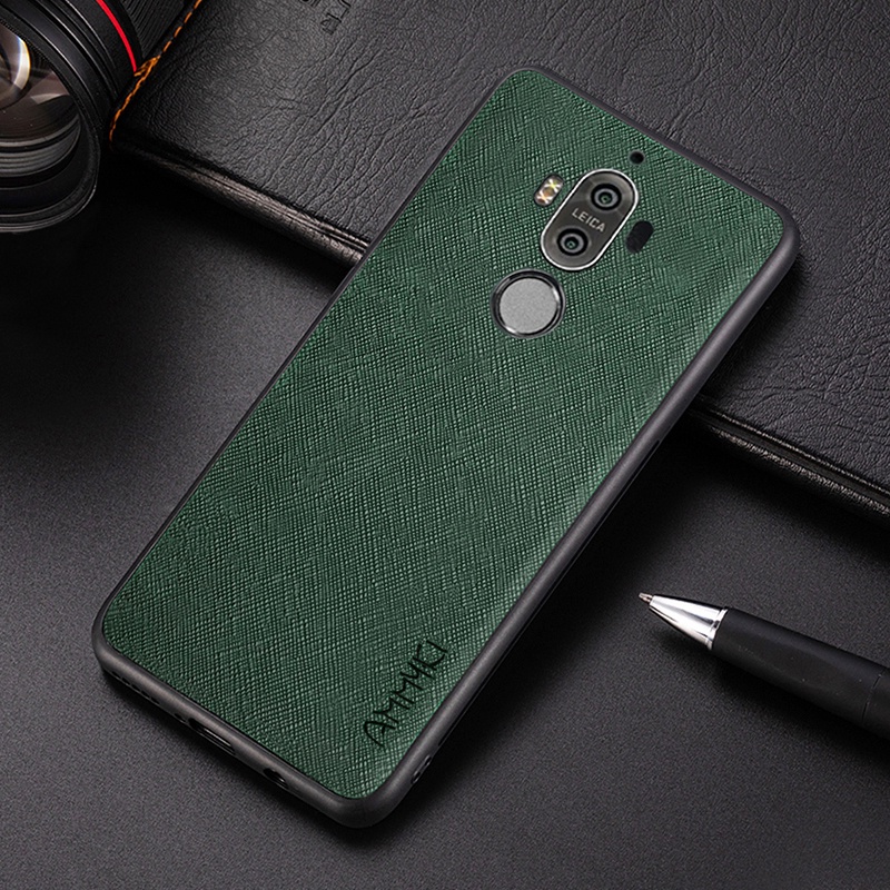 Ốp Điện Thoại TPU Silicon Mềm Vân Da Họa Tiết Đan Chéo Cho Huawei Mate 9 10 Pro Huawei Mate 9 Pro 10 Pro