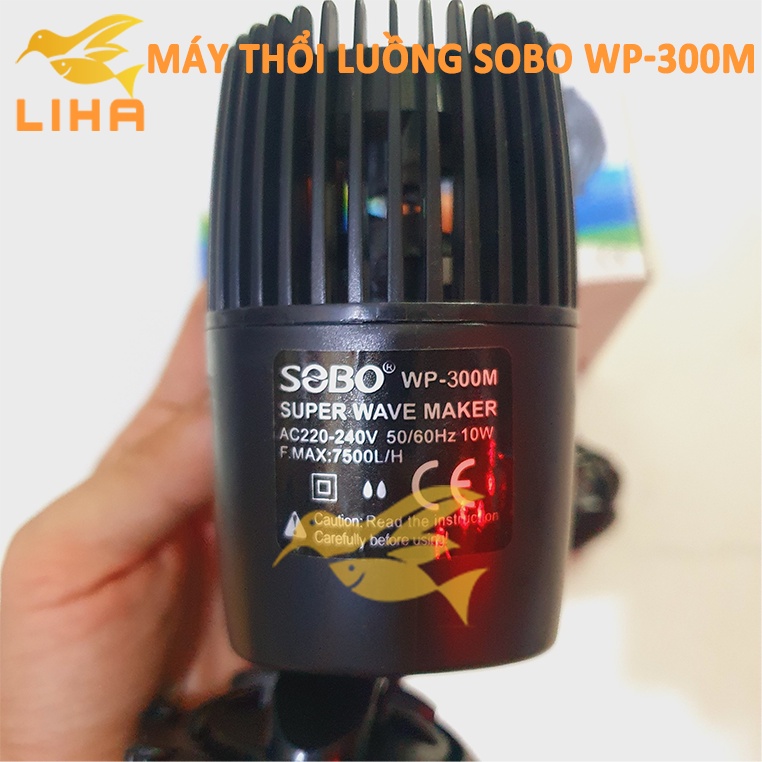 Máy Thổi Luồng, Tạo Sóng Sobo WP-300M (10W-7500L/H) - Máy Tạo Sóng Cho Bể Cá