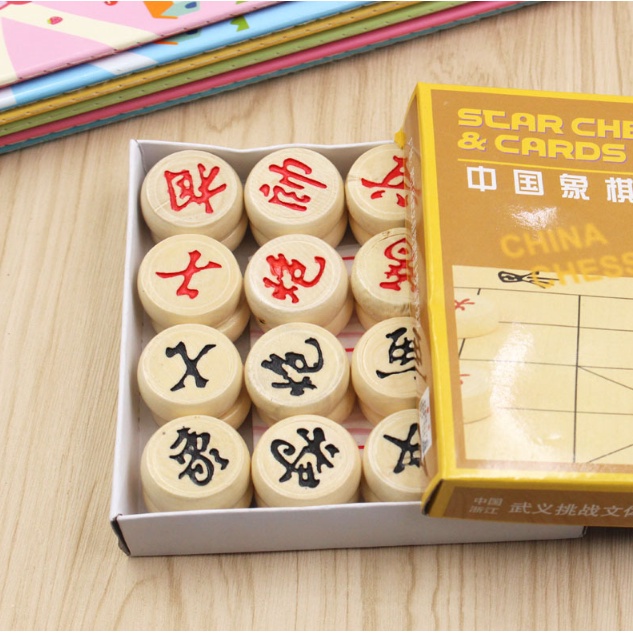 Bộ cờ tướng bằng gỗ sồi cực vui cho bố, cho học sinh vừa chơi vừa rèn luyện trí óc