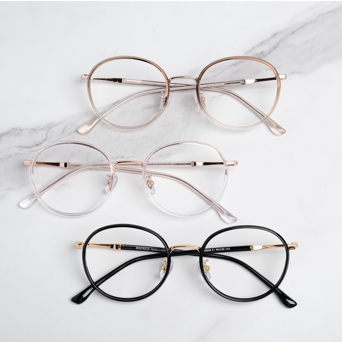 Gọng Kính Cận Hợp Kim Shady Unisex G2384