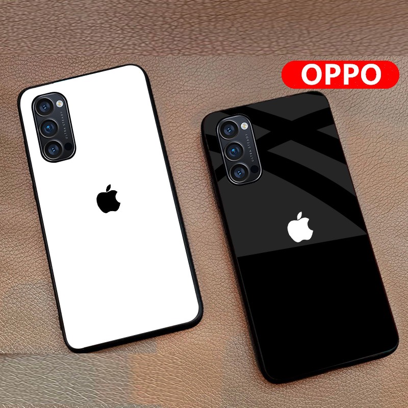 Ốp lưng ip phủ bóng Oppo A52 A53 A54 A55 A57 A74 A92 A93 A95 Reno 4 Reno 5 Reno 6 Reno 6z A15 A15s A16k