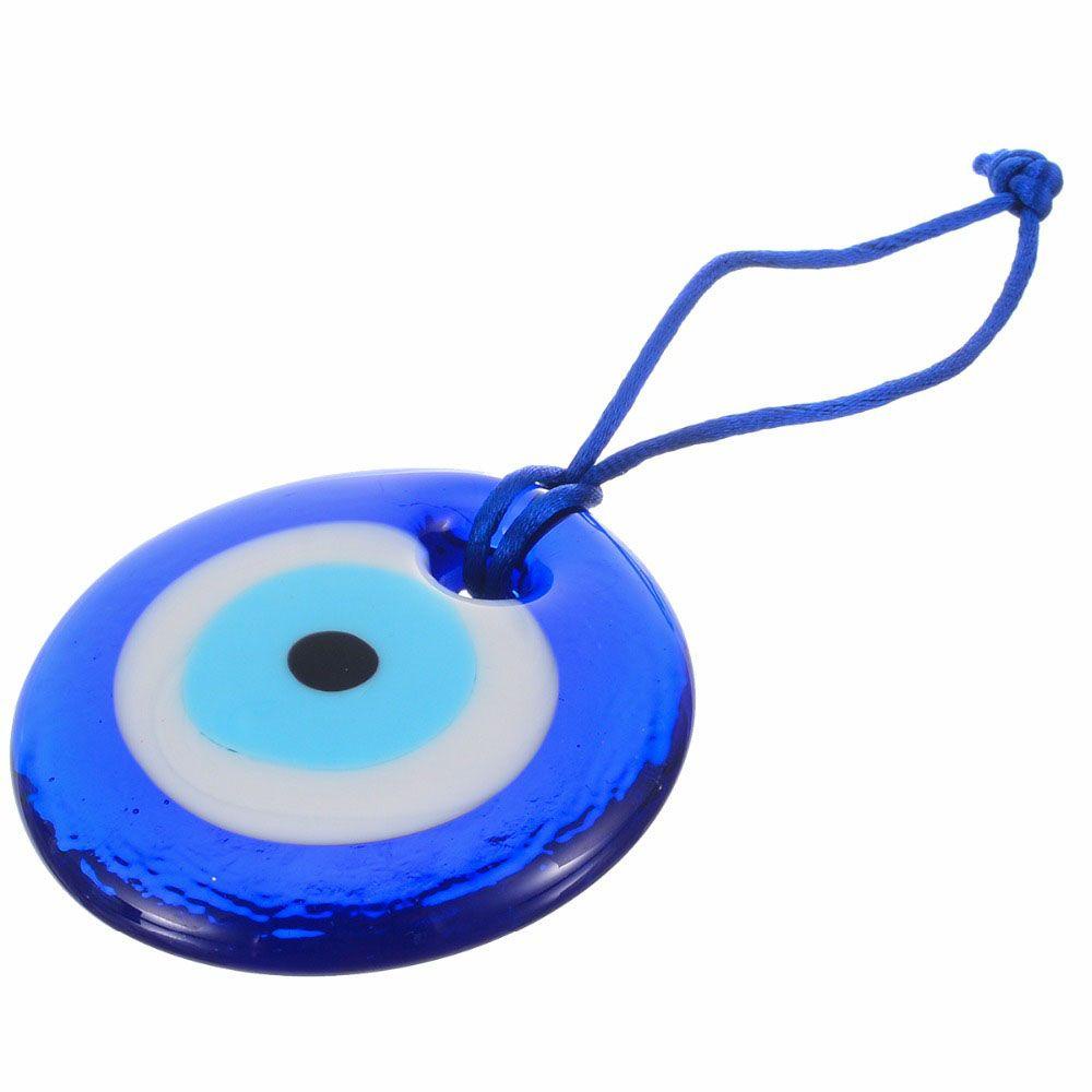 1 Bùa Hộ Mệnh Kabbalah Mắt Quỷ Bằng Kính Màu Xanh Dương Trang Trí Nhà Cửa / Văn Phòng