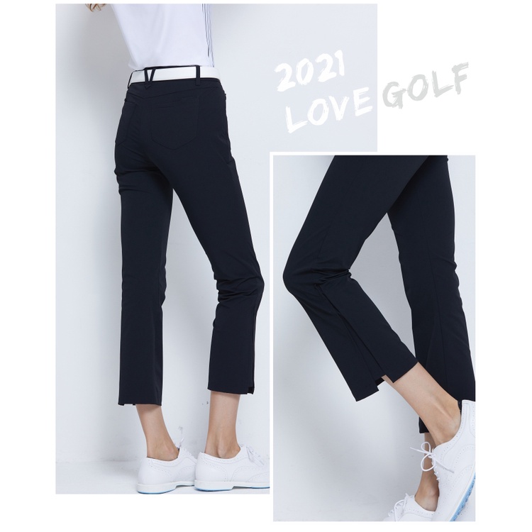 Quần Lửng Ống Loe Co Giãn Nhanh Khô Thời Trang Xuân Hè Dành Cho Nữ Chơi GOLF 1