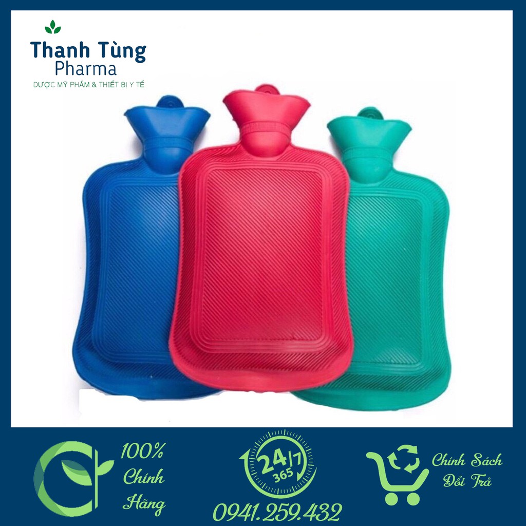 Túi Chườm Nóng Lạnh Cao Su Siêu Bền, Hỗ Trợ Làm Giảm Đau Chấn Thương- Giao Mẫu Ngẫu Nhiên