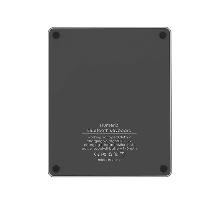 Bàn Phím Số 28 Phím Bluetooth Không Dây Bằng Hợp Kim Nhôm Siêu Mỏng Cho Laptop / Máy Tính Bảng / Điện Thoại