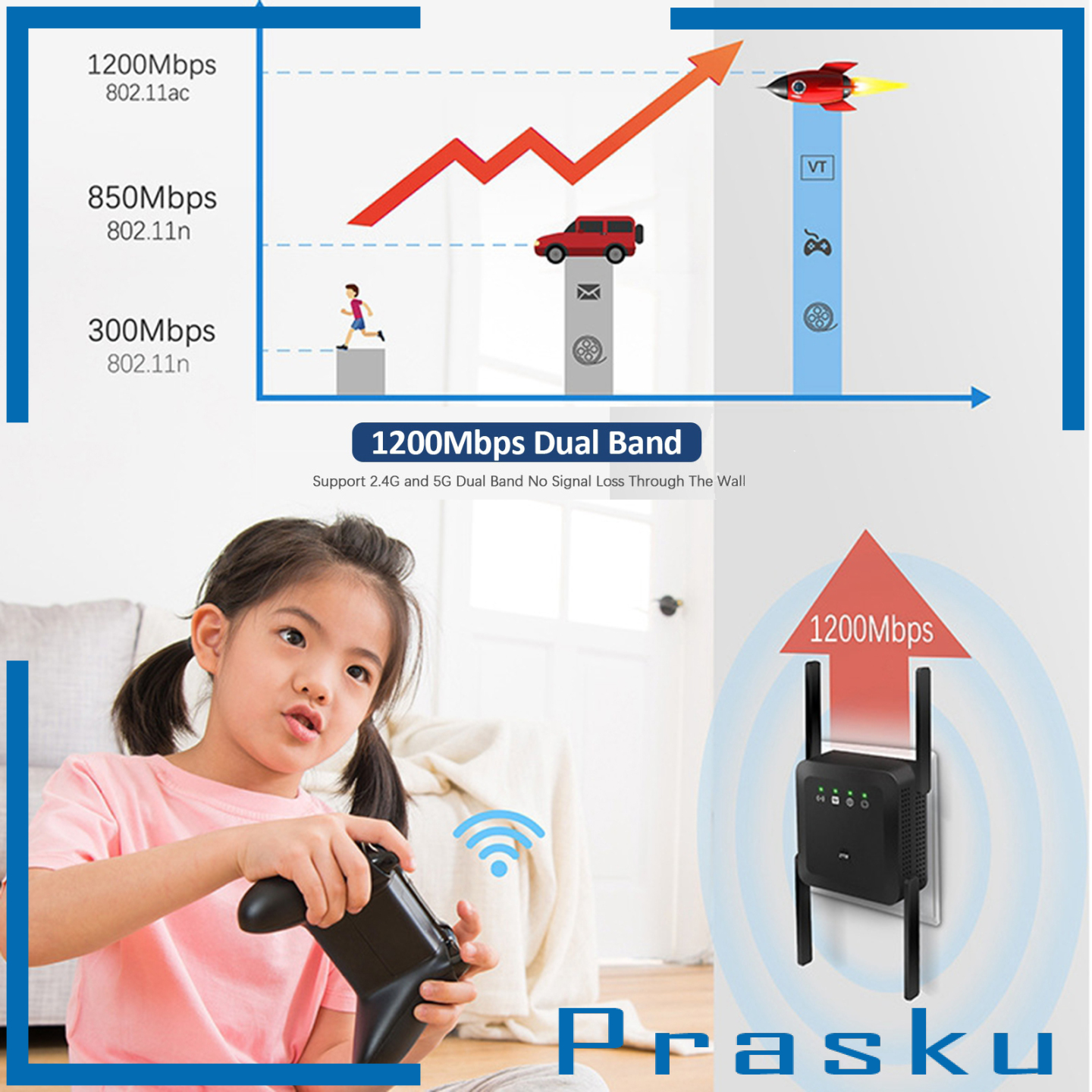 Usb Wifi 1200mbps Phích Cắm Chuẩn Eu | BigBuy360 - bigbuy360.vn