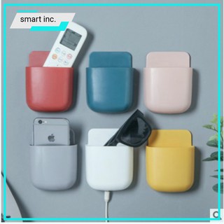 Khay Đựng Remote Hủ Đựng Điều Khiển Sạc Điện Thoại Dán Tường Treo Bàn Làm Việc