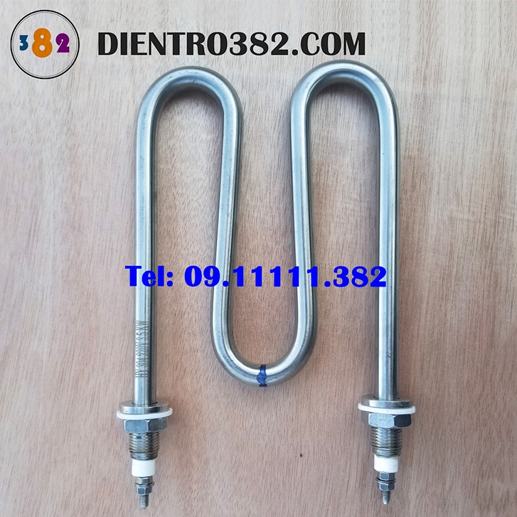 Thanh nhiệt đun nước chữ M, điện trở đun nước chữ M chất liệu inox 304 điện áp 220V