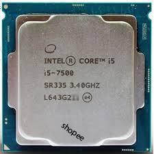 CPU intel I5 - 7500+7400 Tray không box+tản