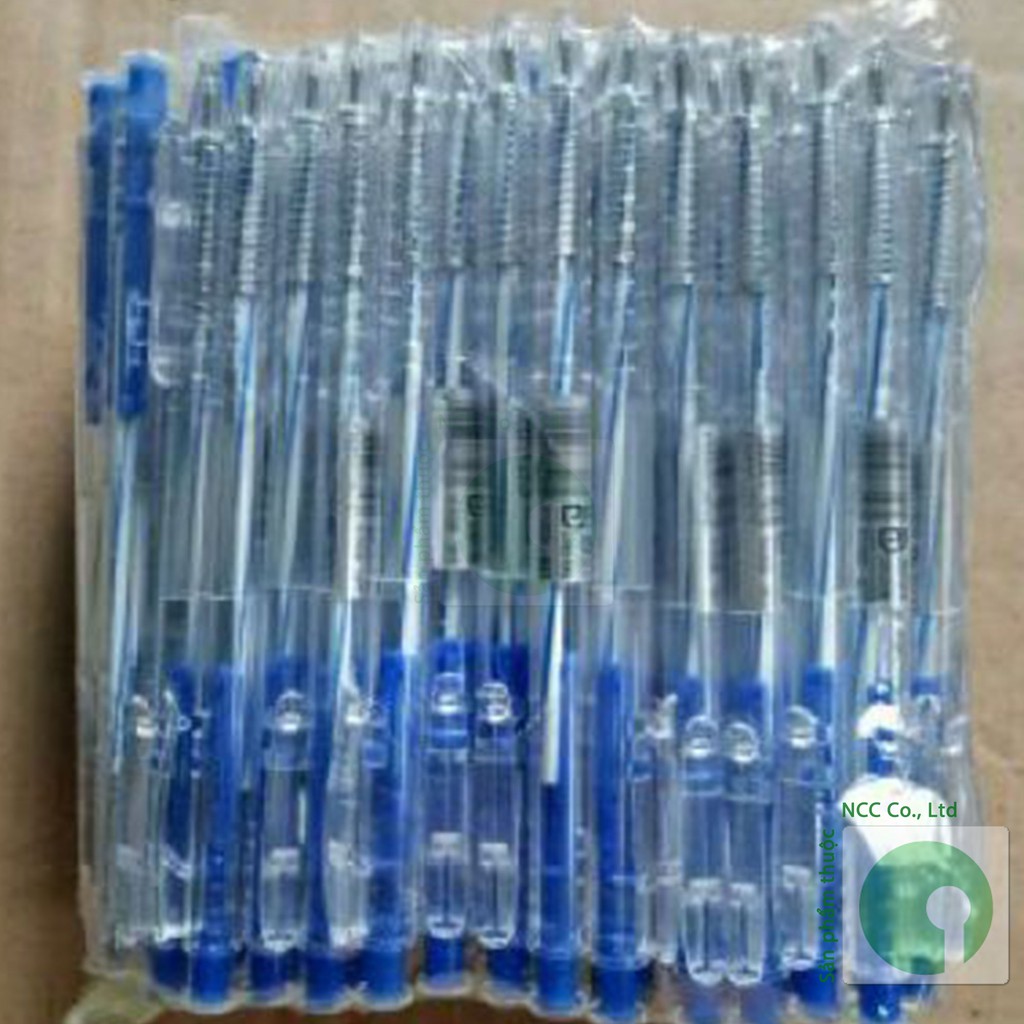 Lốc 100 Cây Bút Bi Xanh - NLVQ-3406-100BB