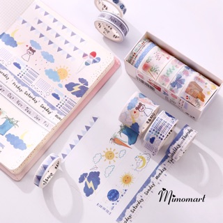 Set 7 cuộn trang trí Washi tape