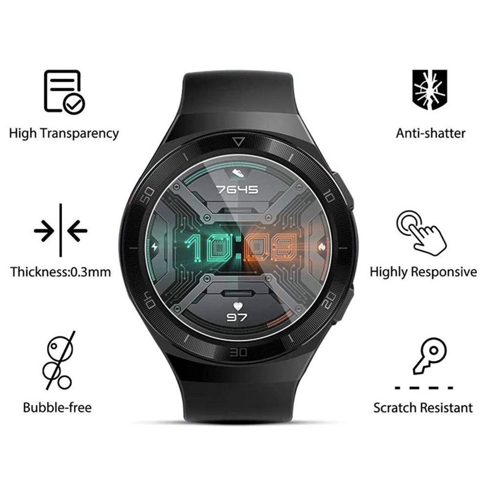Kính Cường Lực Cong 2.5D Chống Trầy Bảo Vệ Màn Hình Đồng Hồ Huawei Watch GT 2e 46mm