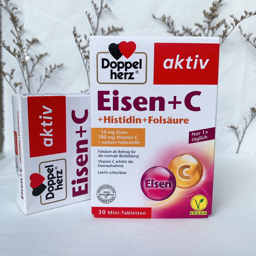 Viên uống Eisen+C bổ sung sắt, vitamin B12, folic dành cho bà bầu hộp 30 viên
