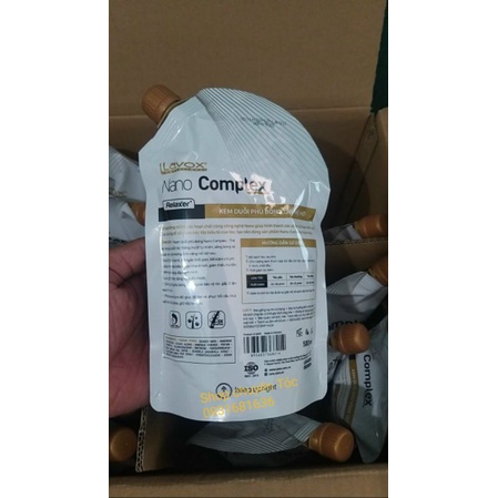 Kem Duỗi Phủ Bóng Duỗi thẳng Tóc THẾ HỆ MỚI NANO COMPLEX  (💥DUỖI 1 Lần Không cần Dập💥) Túi  500ml