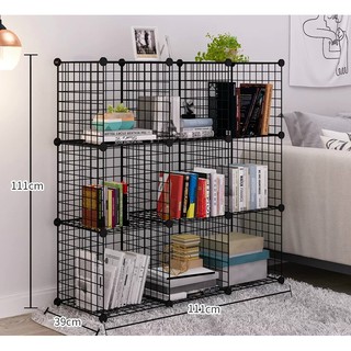 - Lưới sắt, thép lắp ghép đa năng làm giá để sách, đồ gia dụng, chuồng Size 35x35cm