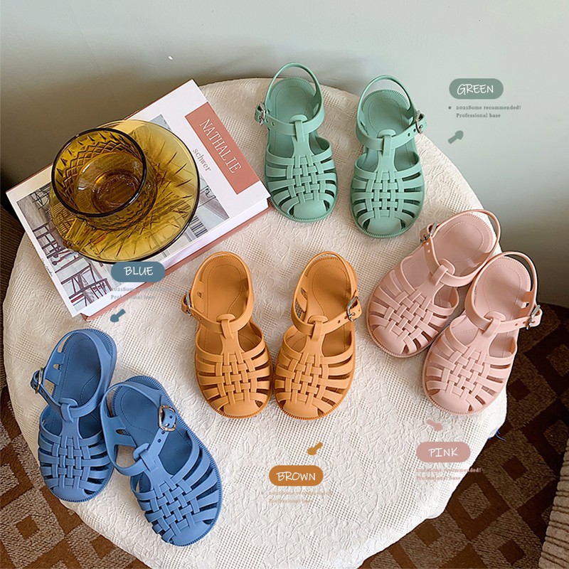Sandal AYUER đế mềm chống trượt đơn giản xinh xắn thời trang cho bé