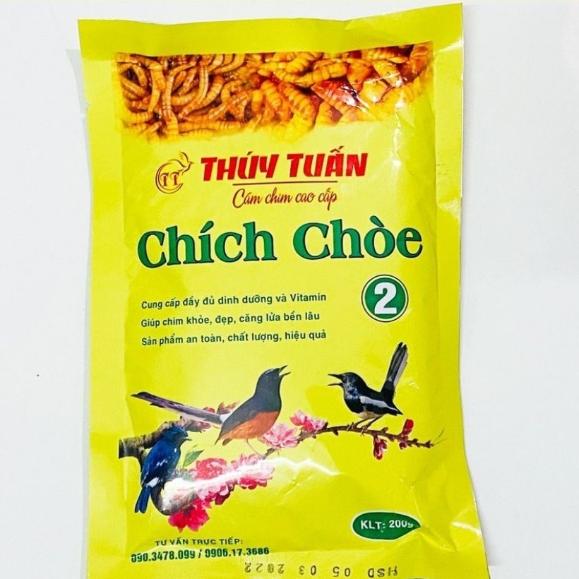 Cám chim Halosung cám chích chòe Thúy Tuấn số 2 cao cấp 200gram CC36