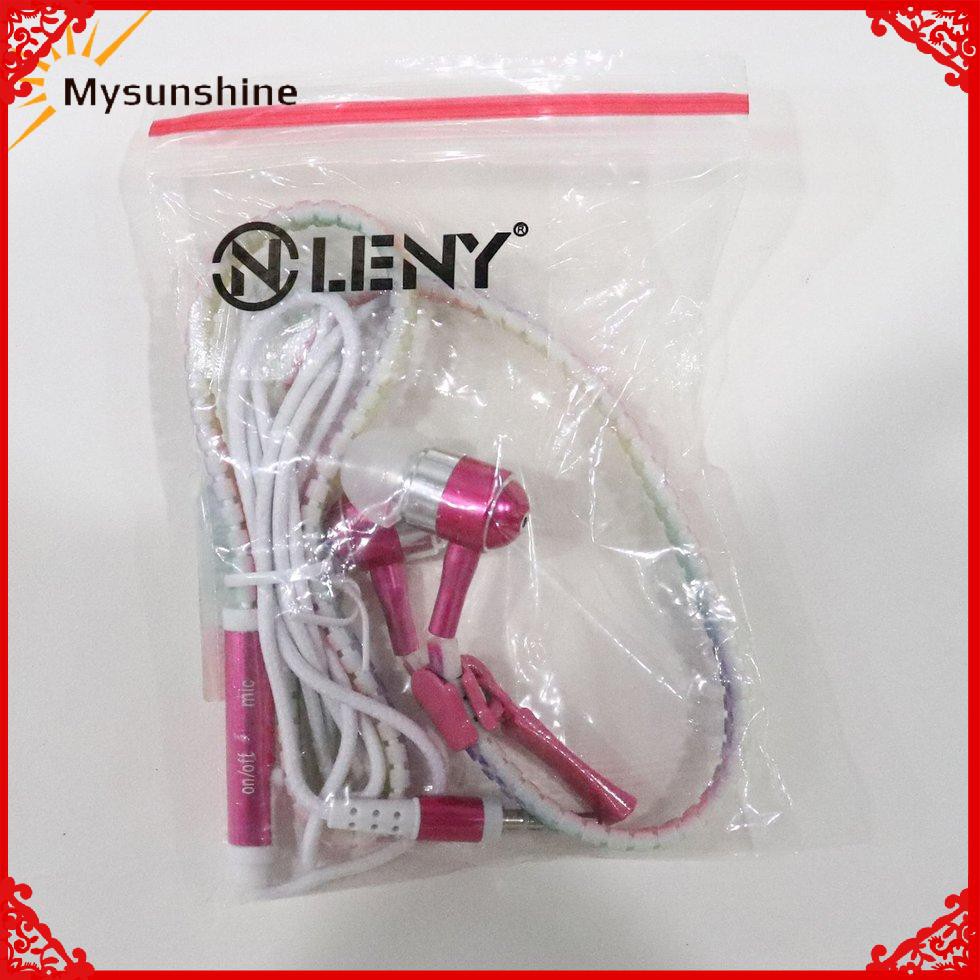 Tai Nghe Nhét Tai Có Khóa Kéo Phát Sáng Kích Thước 3.5mm Dành Cho Cặp Đôi | BigBuy360 - bigbuy360.vn