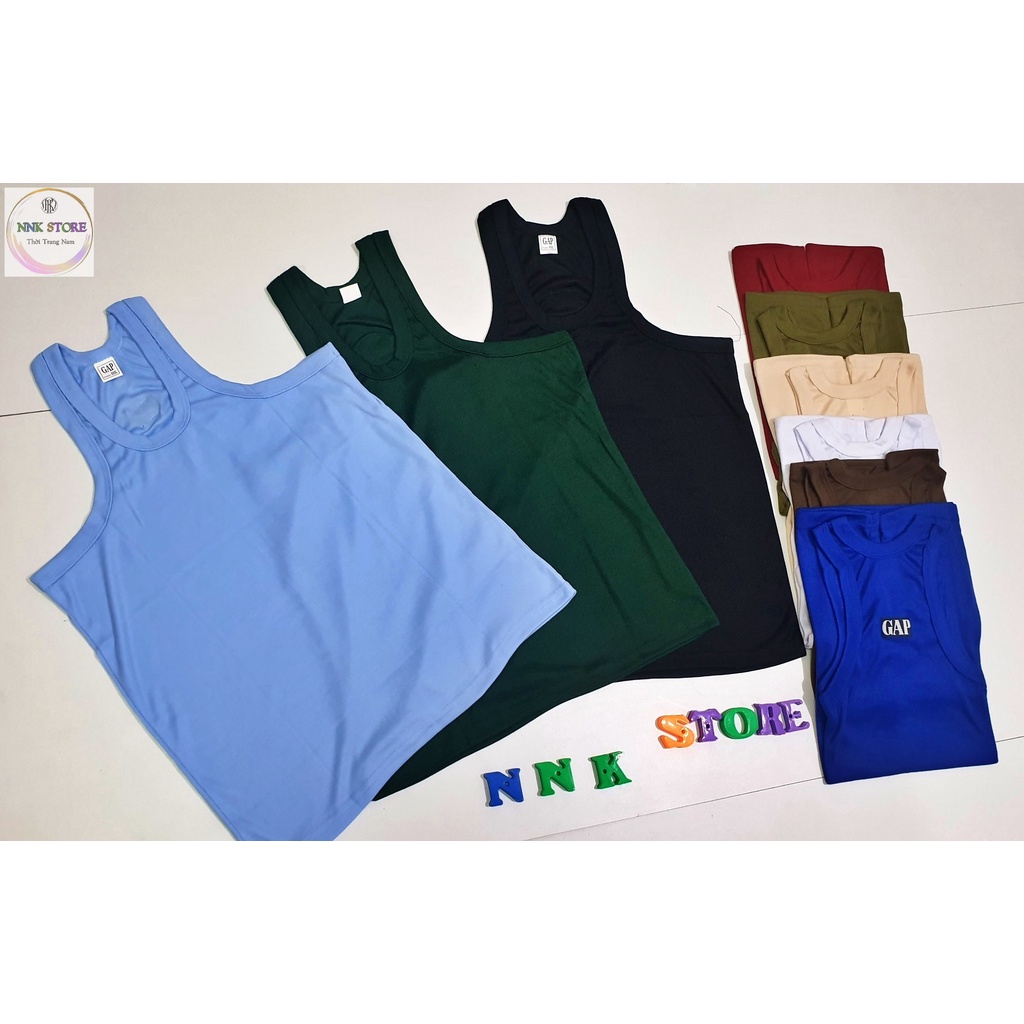 Áo Thun Ba Lỗ Nam Chất Cotton Mặc Mát NNKSTORE FreeSize Từ 45kg - 75kg