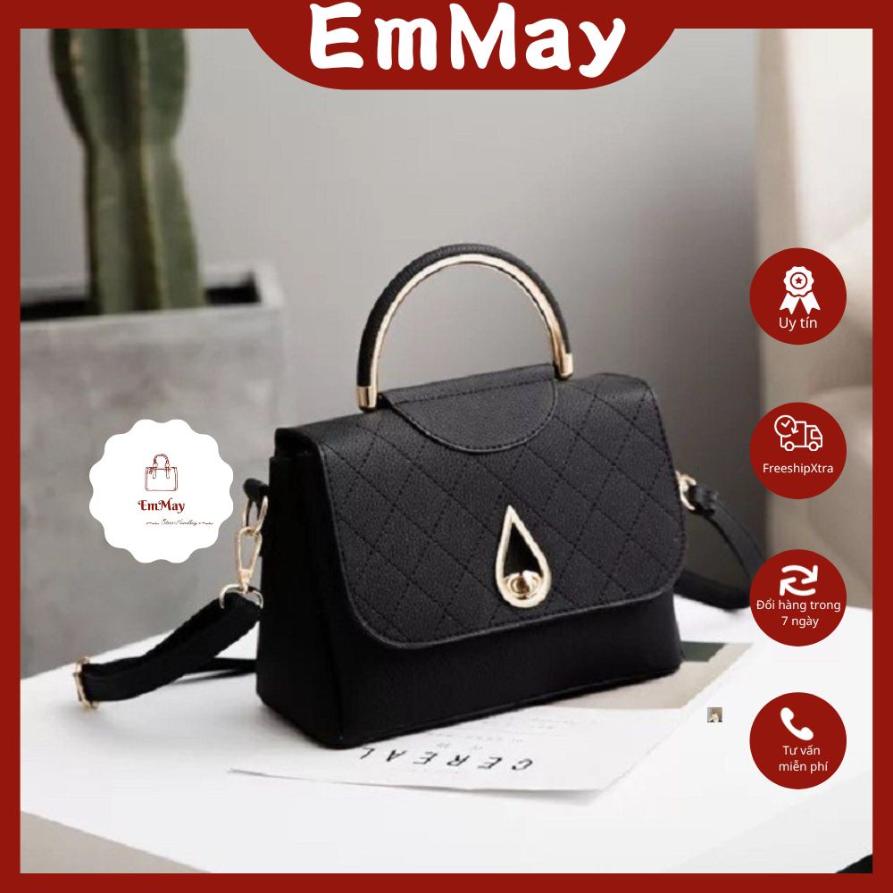Túi xách đeo chéo thời trang giọt lệ BO07 túi xách tay đeo vai EMMAY