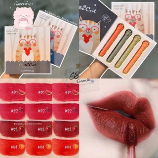 Set 4 son kem hình chân mèo siu cute LAPEIALO Thái Lan