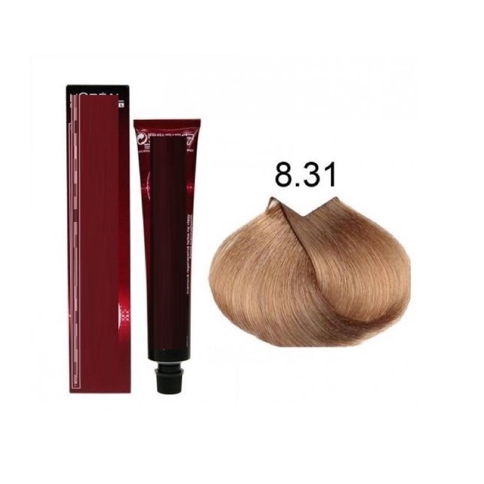 Kem Nhuộm Tóc Màu Vàng Khói  8.31 Light Blonde Ash Gold Hair Dye Cream