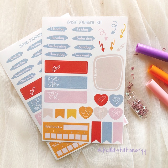 Bullet Journal Sticker - Basic Kit 3