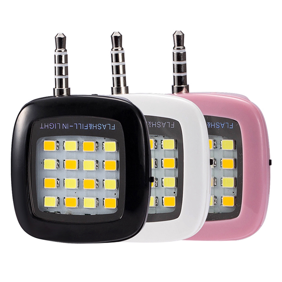 Đèn LED Chụp Ảnh Cho Smartphone iPhone, Samsung 16 Bóng - Hàng Nhập Khẩu