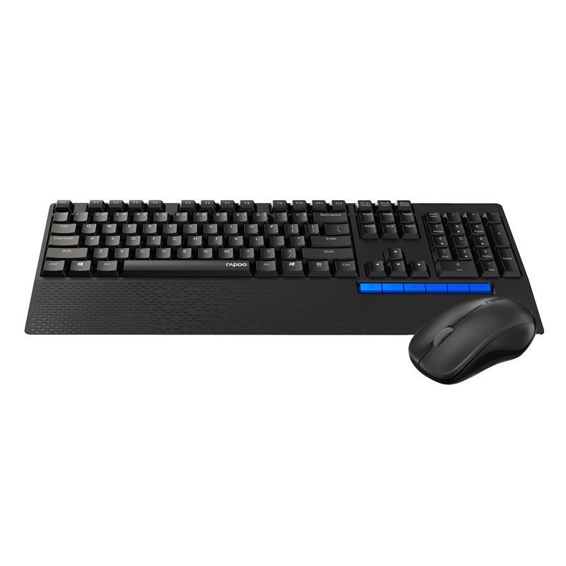 Bộ bàn phím và chuột không dây Pennefather 1800P3 USB với bàn phím không dây kê tay