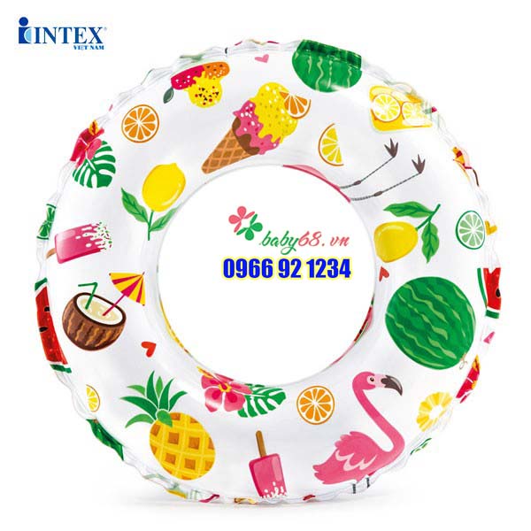 Phao bơi tròn cho bé 3-6 tuổi INTEX